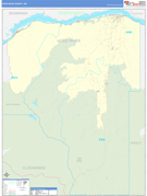 Hood River County, OR Digital Map Basic Style
